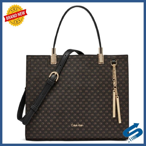 Vegan Leather Satchel with Triple Compartments for Daily Use